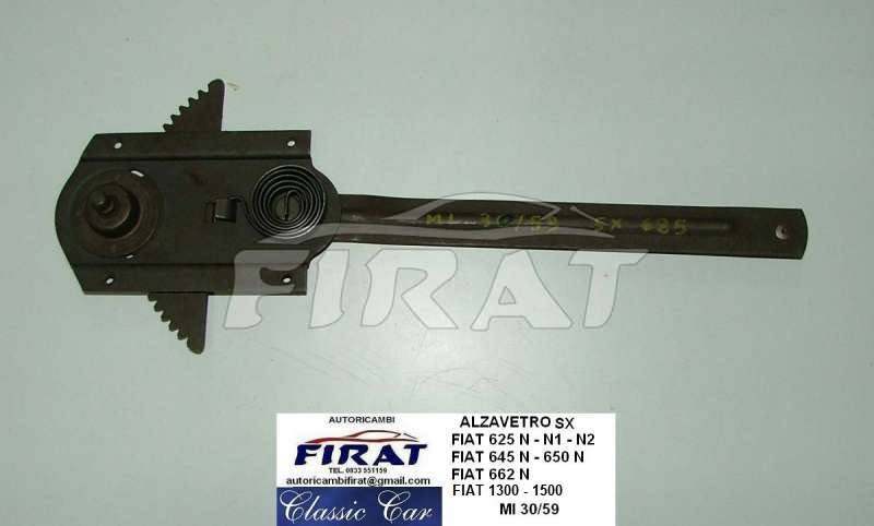 ALZAVETRO FIAT 1300 - 625 N - 645 N - 650 N - 662 N SX (30/59)